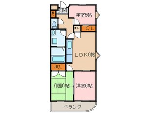 ユ－ハウス左京山の物件間取画像